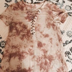 Cute lavender tie dye shirt